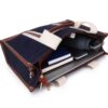 Women Blue, Tan Handbag