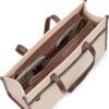 white Leather Tote Bag