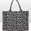 Printed shopper tote bag