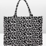 Printed shopper tote bag