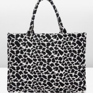 Printed shopper tote bag