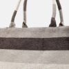 Striped Shopper Tote Bag